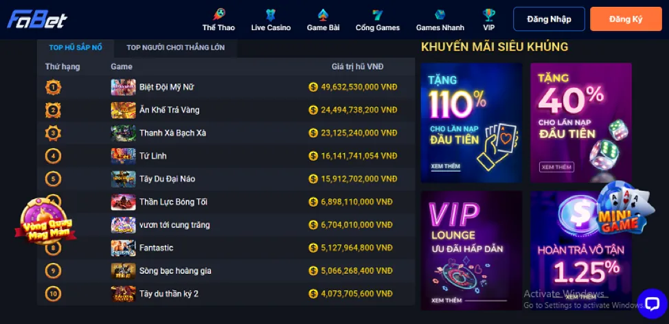 Khuyến mãi 98win01 hấp dẫn